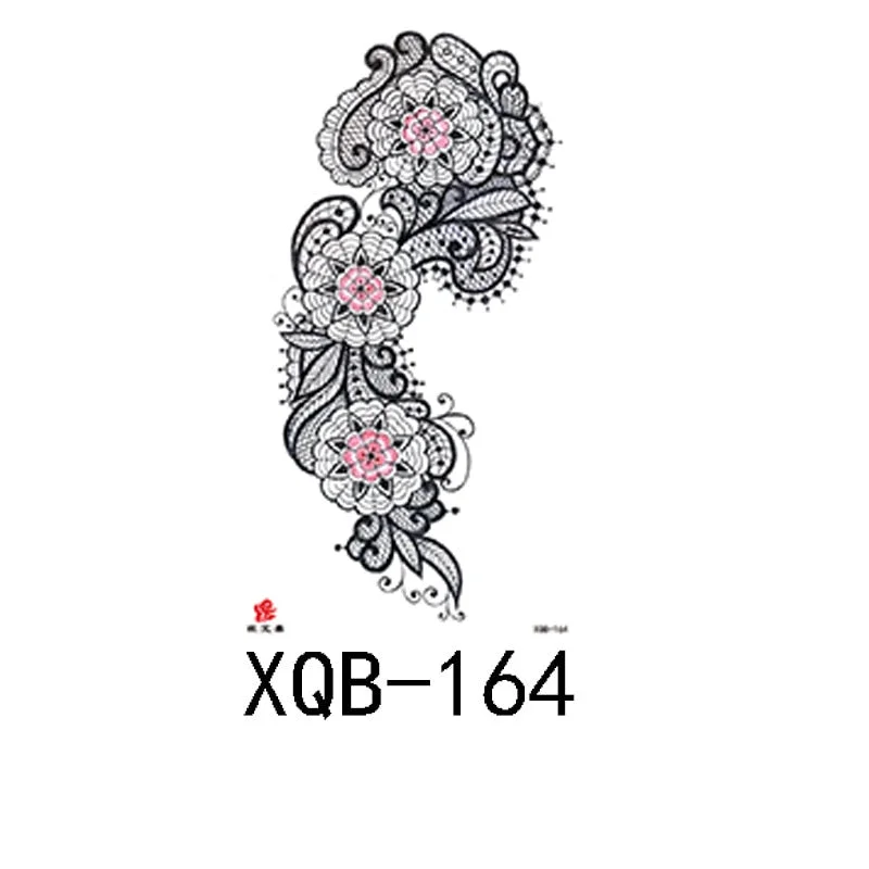 Small full arm waterproof tattoo stickers fierce wolf head animal arm lasting European and American tattoo stickers