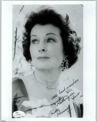 RUTH HUSSEY, ACTRESS (DECEASED) SIGNED 8X10 JSA AUTHENTICATED COA #N44660