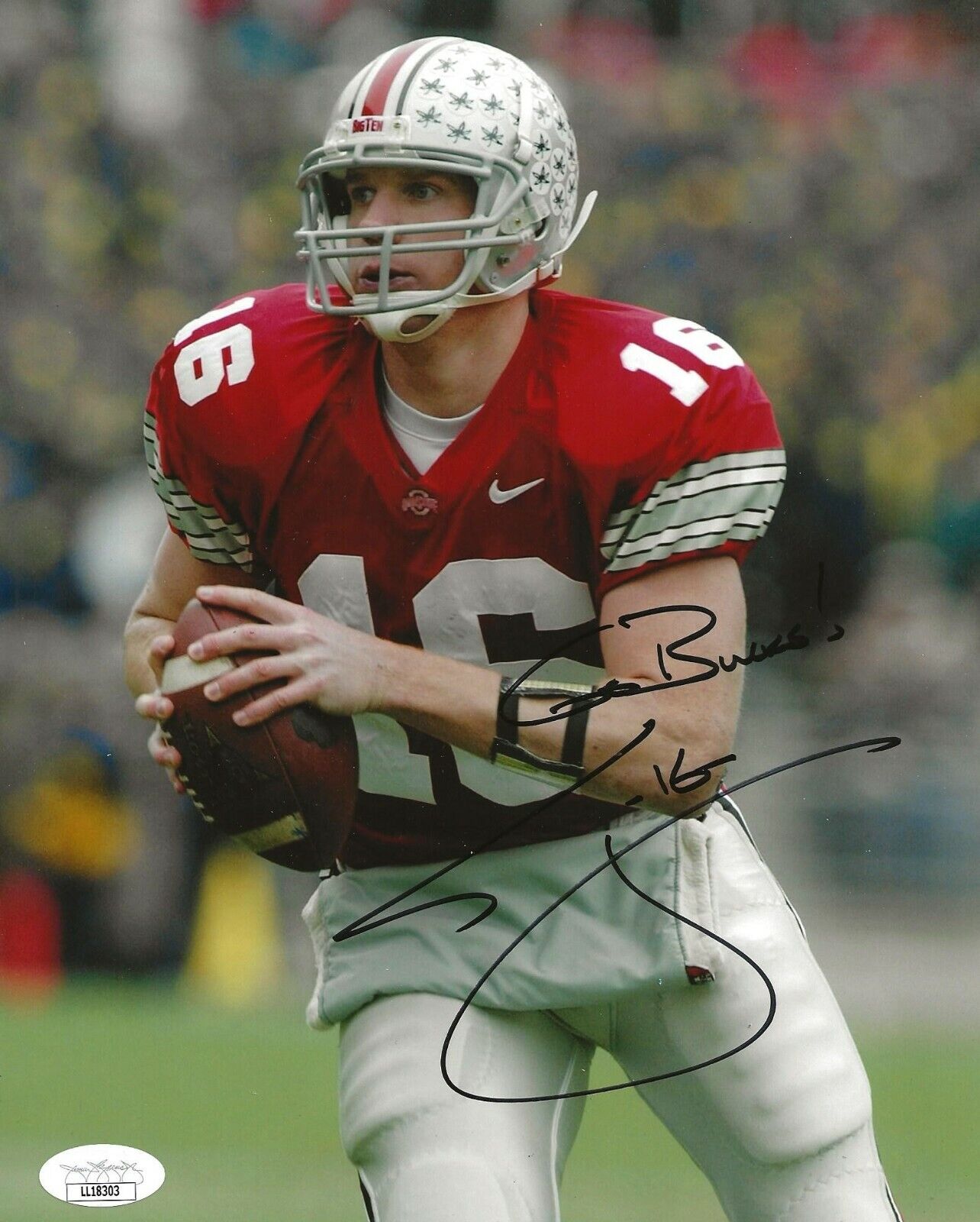 Craig Krenzel signed Ohio State Buckeyes 8x10 Photo Poster painting autographed 3 JSA