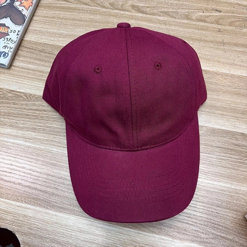 Korean-style Retro Distressed Washed Soft Cotton Baseball Cap Trendy Men’s And Women’s Street Light Plate Curved Eaves Hip-hop Duck Tongue Hat