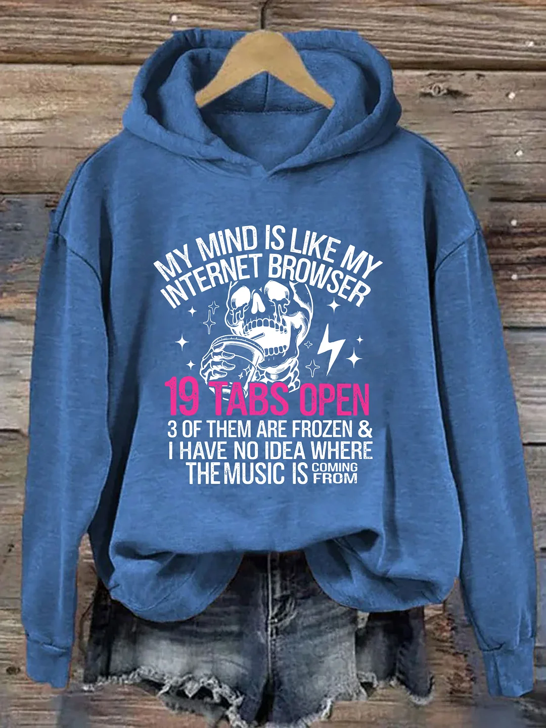 My Mind Is Like Internet Browser Hoodie