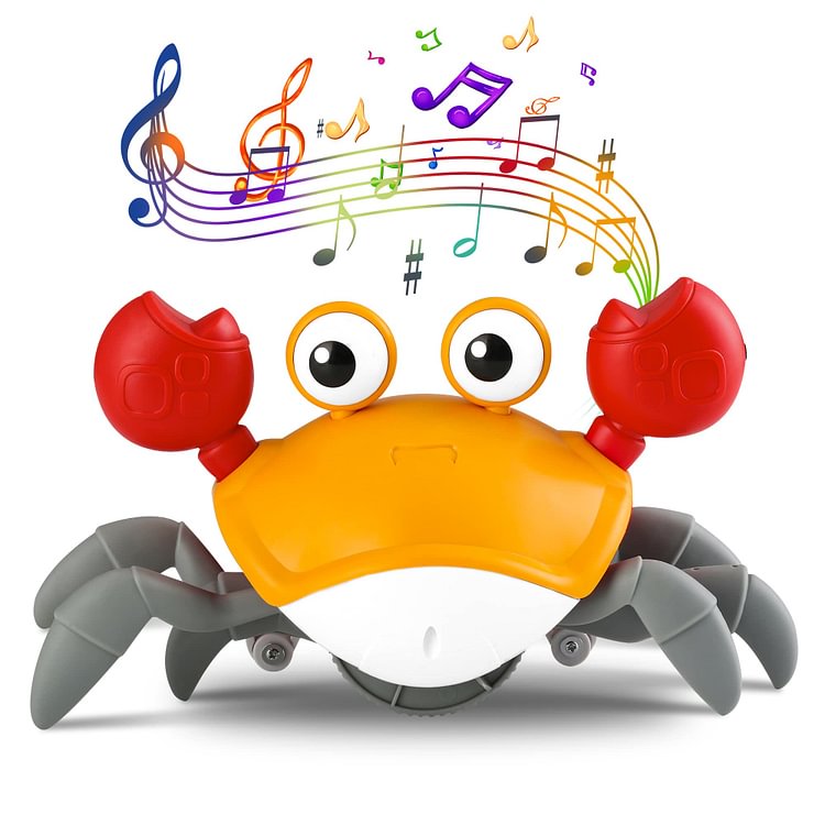 Crawling Crab Baby Toys with Music LED
