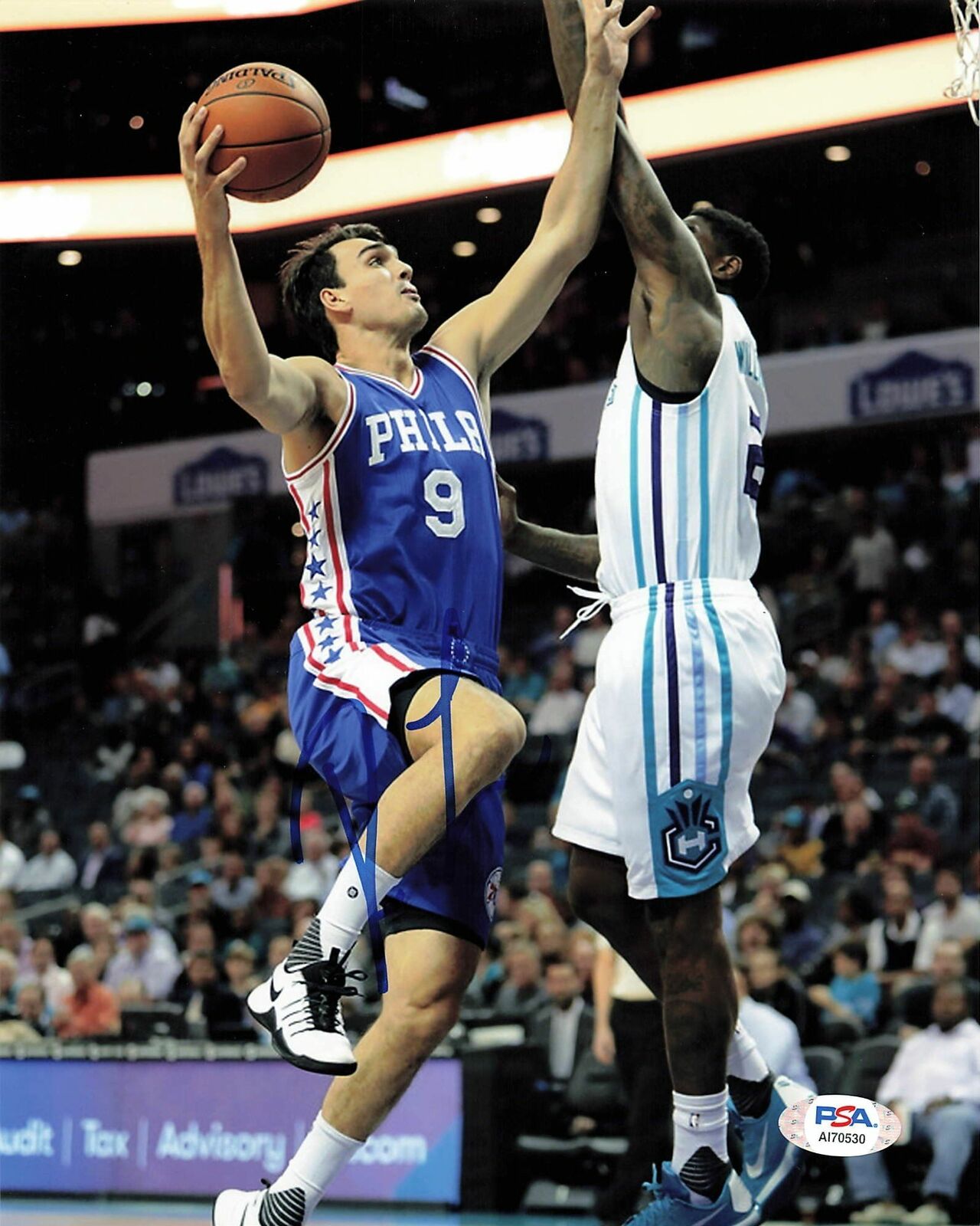 Dario Saric signed 8x10 Photo Poster painting PSA/DNA Philadelphia 76ers Autographed