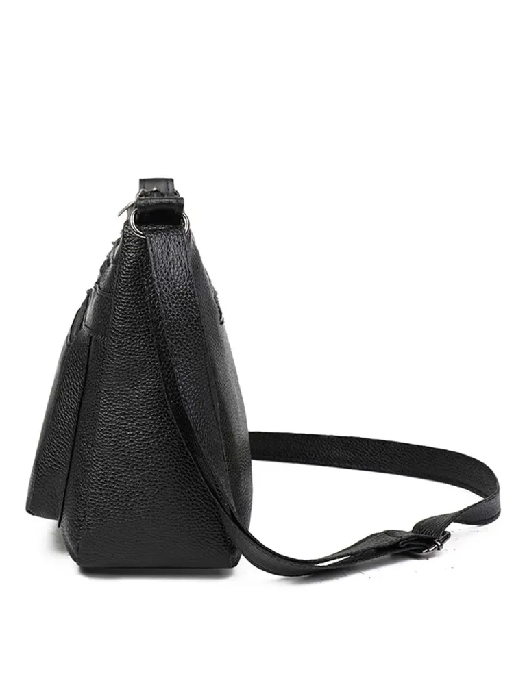 Pebble Embossed Square Bag