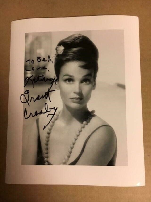 Kathryn Grant Crosby Signed 8x10 Attractive Photo Poster painting with Auction House COA