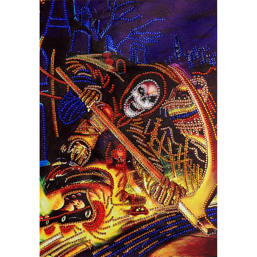 Diamond Painting - Crystal Rhinestone - Skeleton