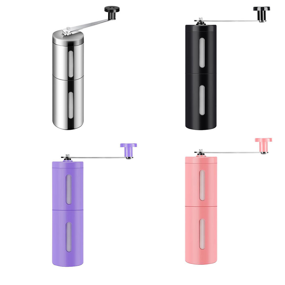 

Mini Hand Manual Coffee Machine Portable Adjustable Ceramic Coffee Grinder, Pink, 501 Original