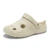  2025 summer new EVA non-slip driving sandals and slippers beach hole shoes men/women universal