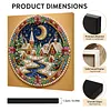 Christmas Eve Framed Pearl Painting Kit 25x25cm for Adults