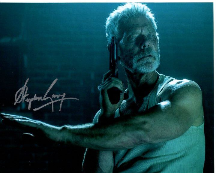 STEPHEN LANG signed autographed DON'T BREATHE THE BLIND MAN 8x10 Photo Poster painting