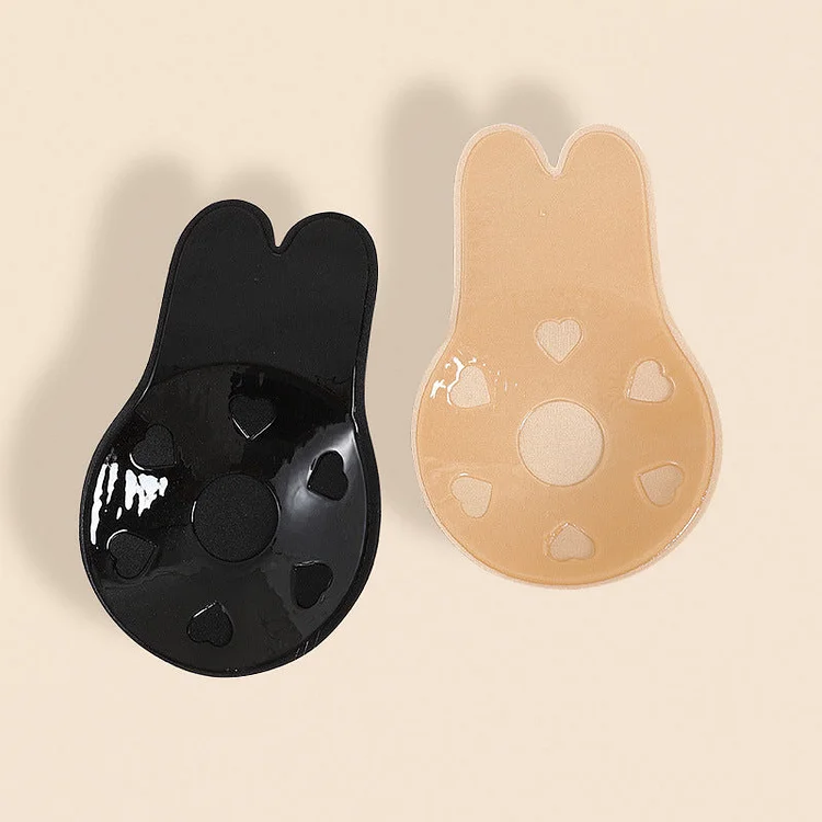 Rabbit Shape Self Adhesive Silicone Reusable Chest Stickers