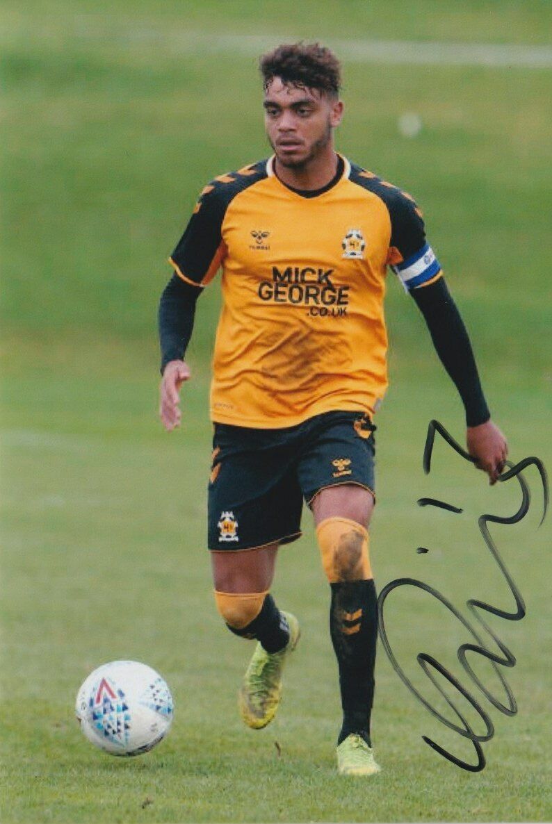 LEON DAVIES HAND SIGNED 6X4 Photo Poster painting - CAMBRIDGE UNITED - FOOTBALL AUTOGRAPH 5.