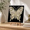 (30x30cm)Butterfly DIY Pearl Painting Art With Inner Frame Handmade Pearl Material Art Kit Living Room Decor