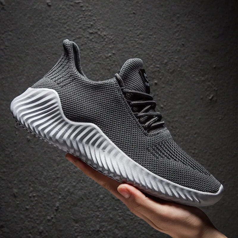 Fashion Men Shoes Big Size Shoes for Men Casual Light Walking Man Tennis Shoe 2021 Breathable White Trendy Mesh Sneakers Men