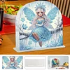 Acrylic Napkin Holder Diamond Painting Kit for Home Table Decor (Blue Elf Girl)