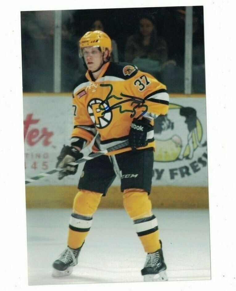 Zach Trotman Providence Bruins Signed 4x6 Hockey Photo Poster painting W/Our COA