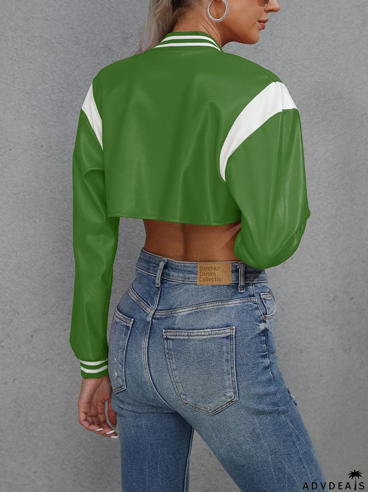 Crop Letter Graphic Trendy Raglan Sleeve Tee