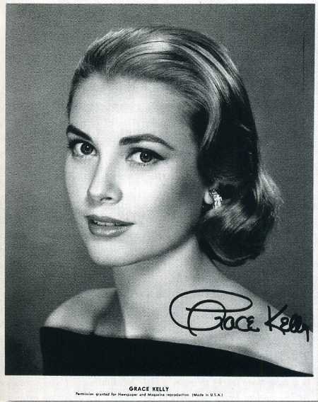 GRACE KELLY Autographed Photo Poster paintinggraph - Film Actress & Monaco Royalty - Preprint