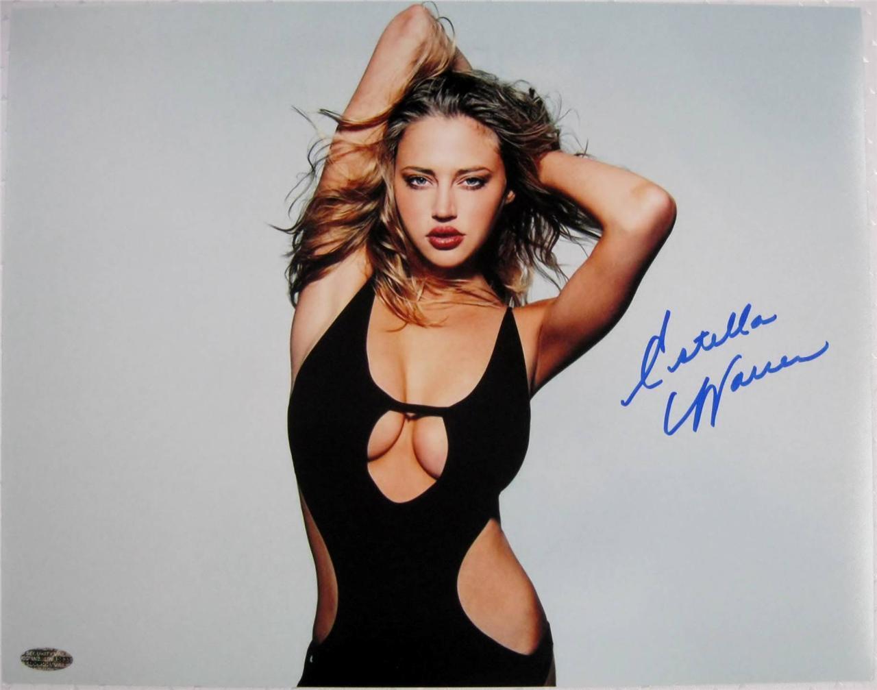 Estella Warren Signed 11x14 Photo Poster painting Victoria Secret Model Beauty & The Beast H