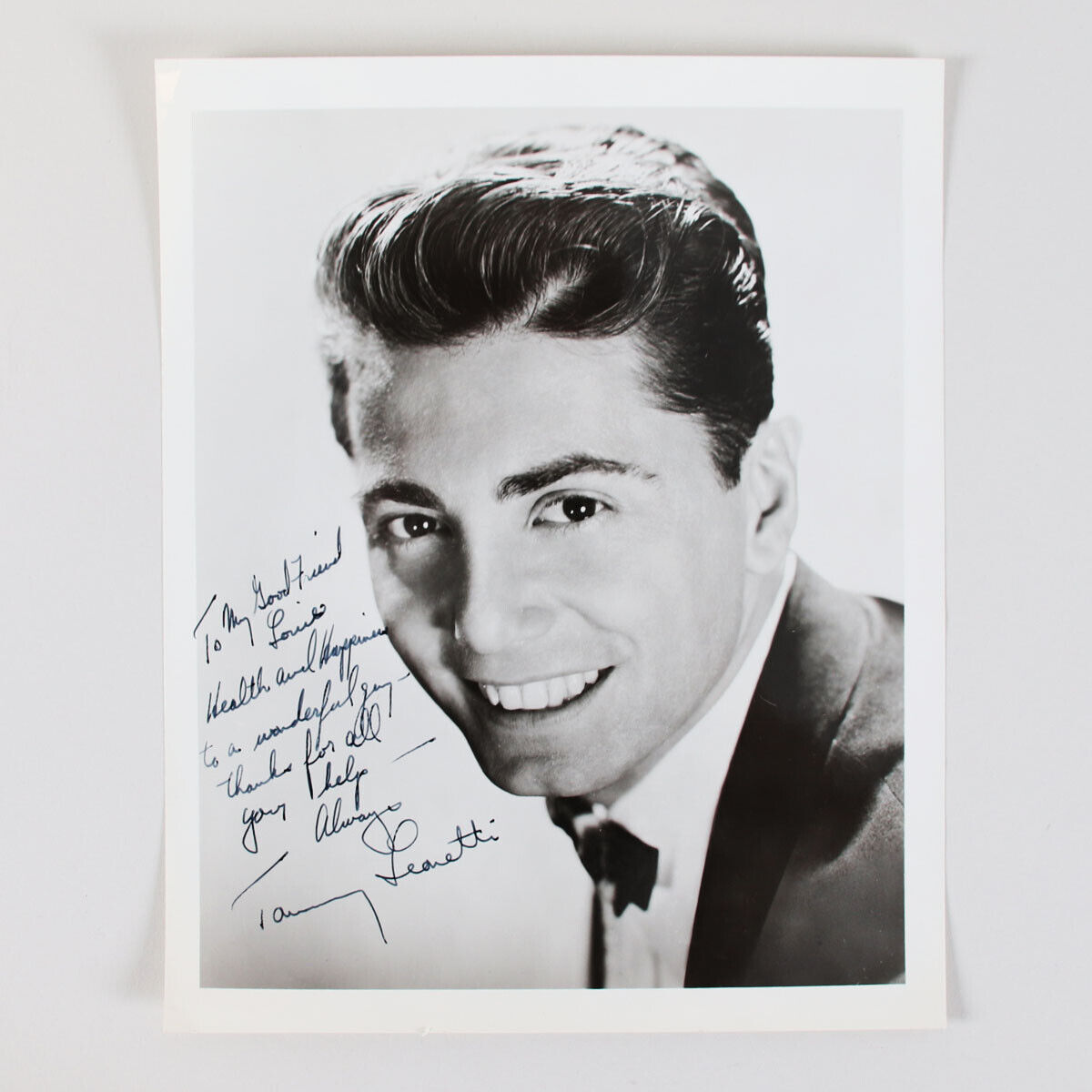 Tommy Leonetti Signed Photo Poster painting 8x10 - COA JSA