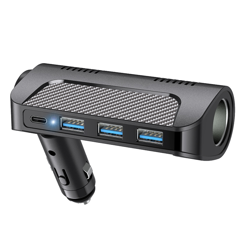 

12-24V 3 Ports USB PD Car Charger Splitter Type-C Fast Charging Adapter, 501 Original