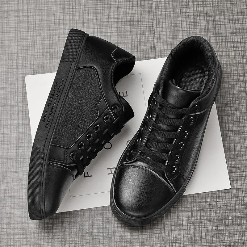 Casual Stylish Shoes for Men Spring New Quality Couple Sneakers Comfort Wear-resisting Zapatos De Hombre Black White All-match