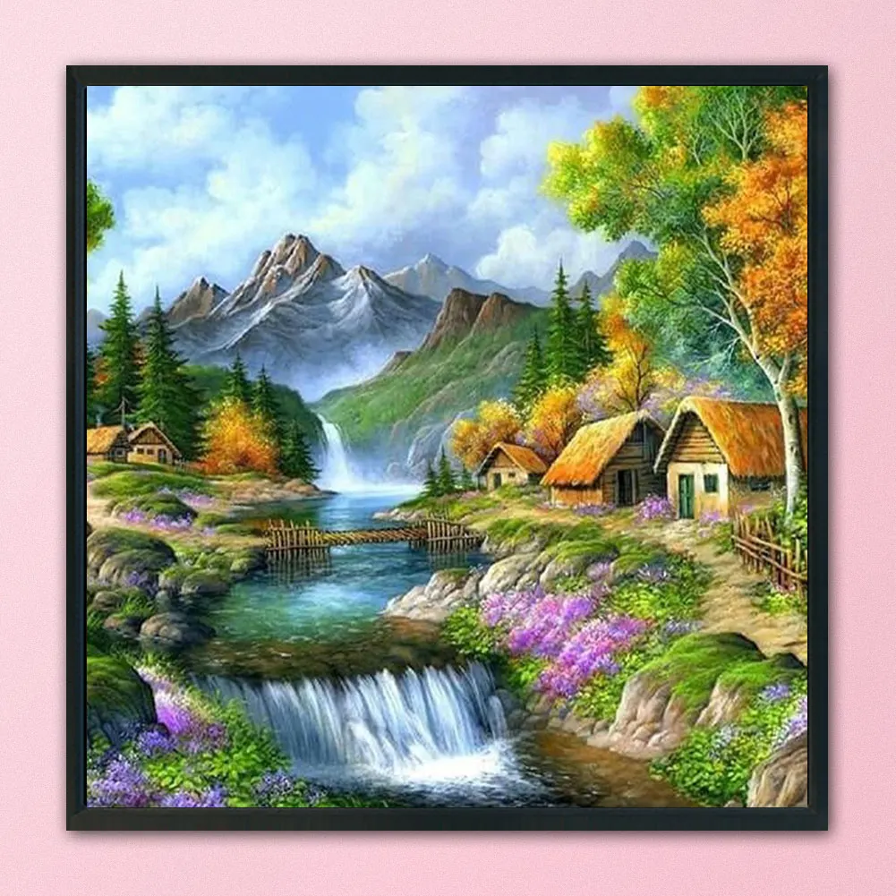 11ct Stamped Cross Stitch - Countryside(50*50cm)