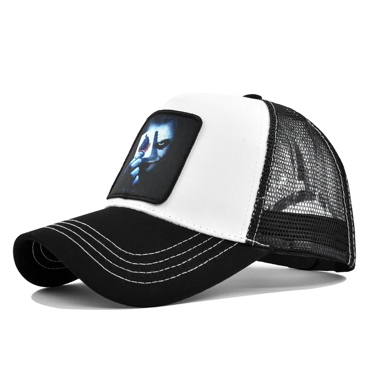 Mens Snapback Caps Summer Breathable Baseball Cap Women Streetwear Patch Embroidery Bones Unisex Hip Hop Hats Male Dropshipping