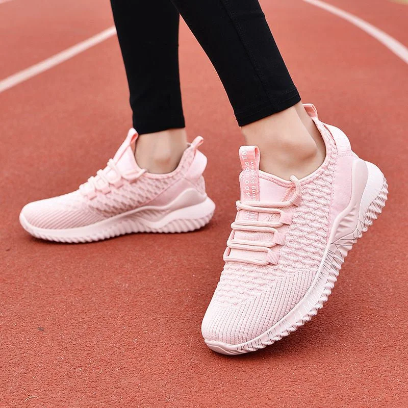 Women Light Mesh Orthopedic Pillow Sneakers - Running Walking Shoes