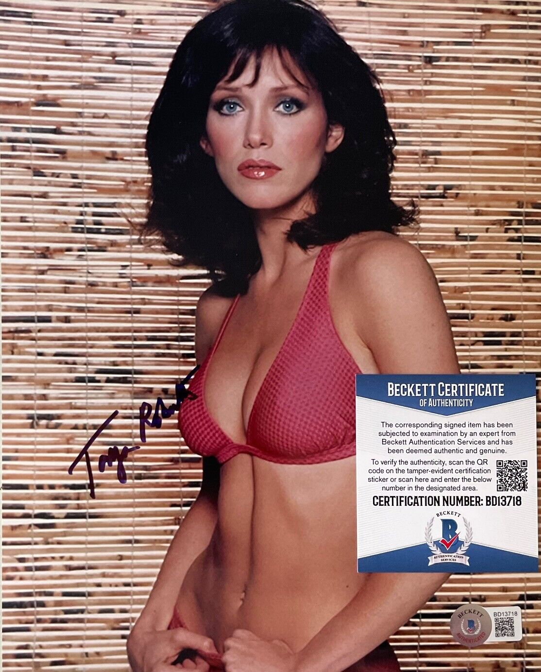 Tanya Roberts RIP 1955-2021 007 Original Signed 8X10 Photo Poster painting w/Becket COA #5