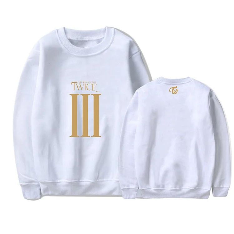 TWICE 4TH WORLD TOUR III Printed Sweater