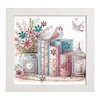 5D DIY Partial Special Shaped Drill Diamond Painting Bird Book With Frame Kit 19.2x19.2cm