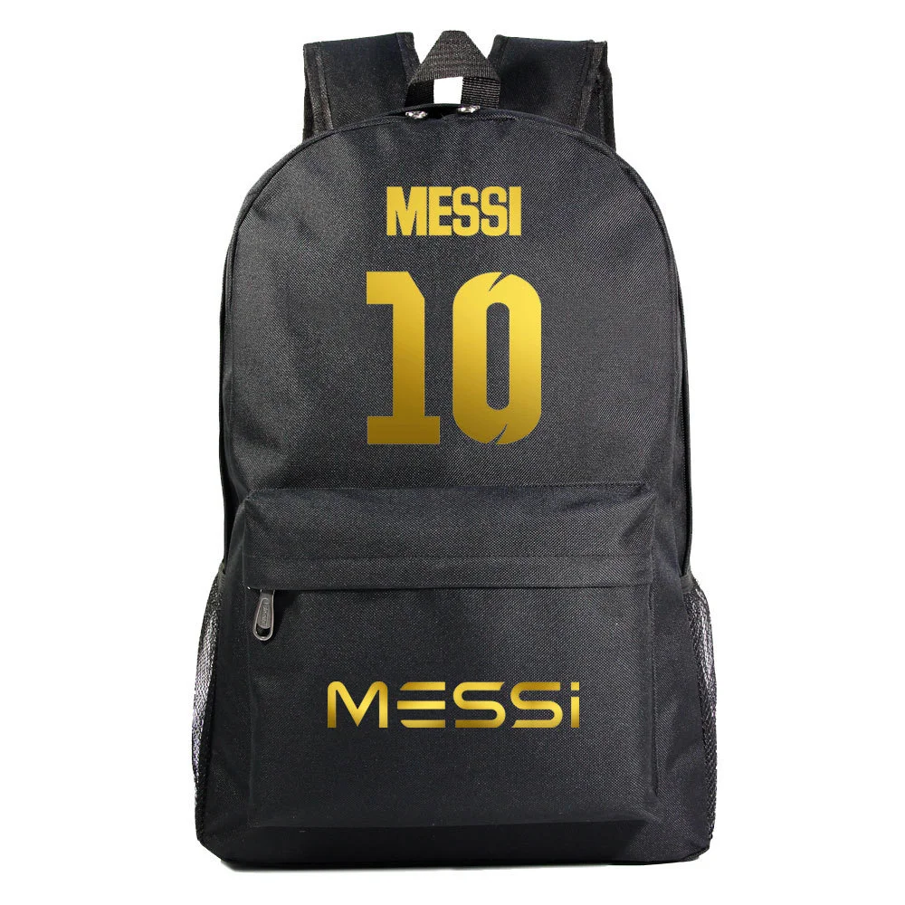 Buzzdaisy Get Your Young Soccer Star Ready with our Lionel Messi Theme School Bag - Durable, Waterproof and Laptop-Ready!