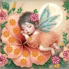 Flower Fairy Girl - Crystal Rhinestone Diamond Painting