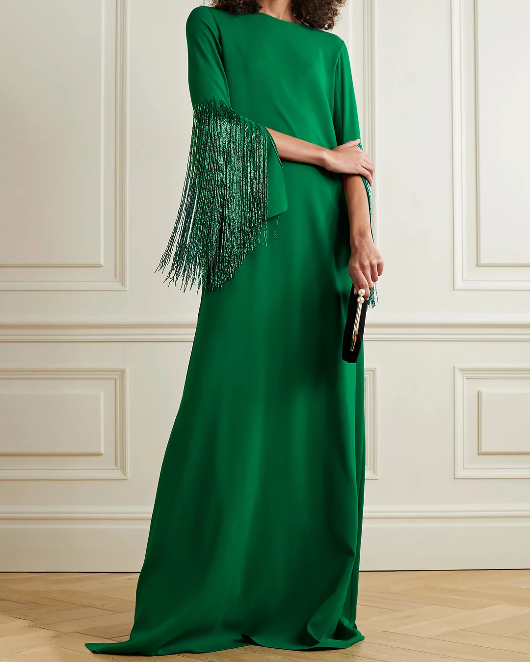 Fringed loose straight dress