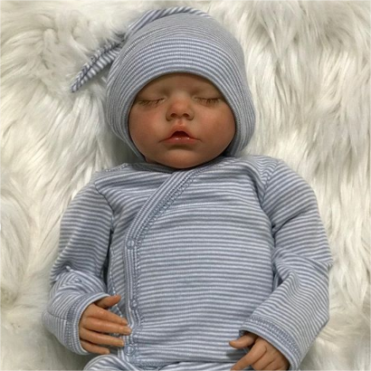 12" & 16" Twins Extremely Flexible Silicone Reborn Baby Doll Boy and Girl Tumbo and Toromo with a Realistic Belly Button Rebornartdoll® RSAW-Rebornartdoll®