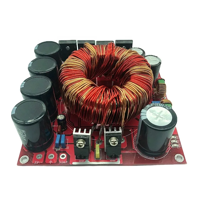 500w Power Supply Single 12V to Dual +-45V Power Supply Board with 3300uf 50v Capacitor for Car Audio Modification