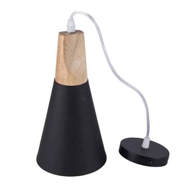 Black And White Shell Pendant Light Led E27 Holder Pendant Lamp For Indoor Home Lighting