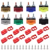 5-50A Car Overcurrent Protector DC 12/24V Car Circuit Breaker for Car Truck Boat