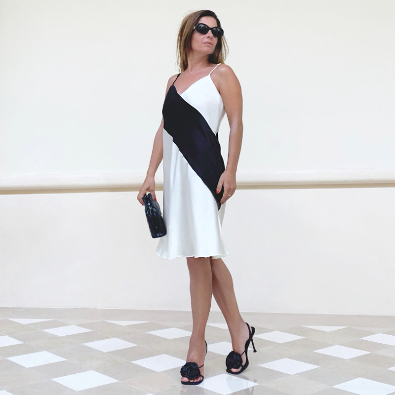 silk nightgown