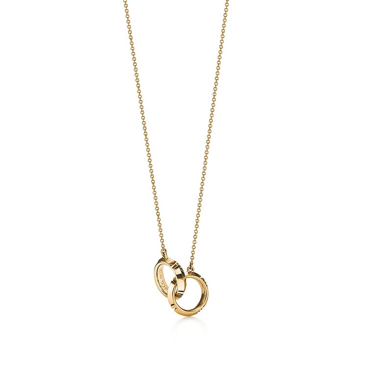 Interlocking Circles Pendant Necklace-Tiffany