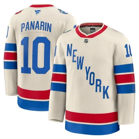 Youth New York Rangers #10 Artemi Panarin  Beige 2026 NHL Winter Classic Jersey