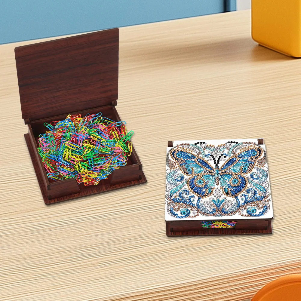 DIY Flower Butterfly Diamond Painting Note Box Paper 160 Sheets of Paper for DIY Art Craft