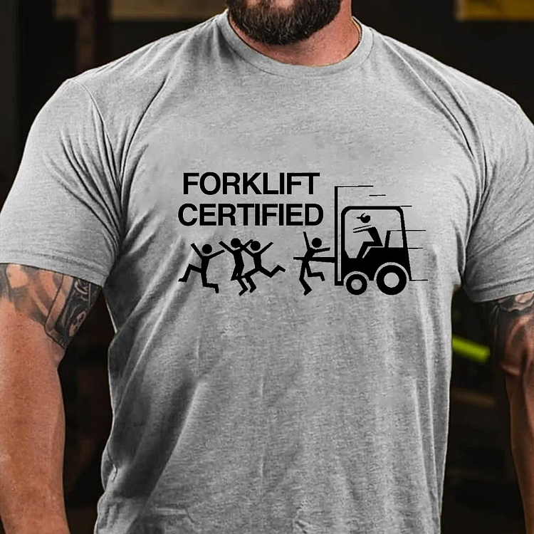 BrosWear Forklift Certified Short Sleeve T Shirt