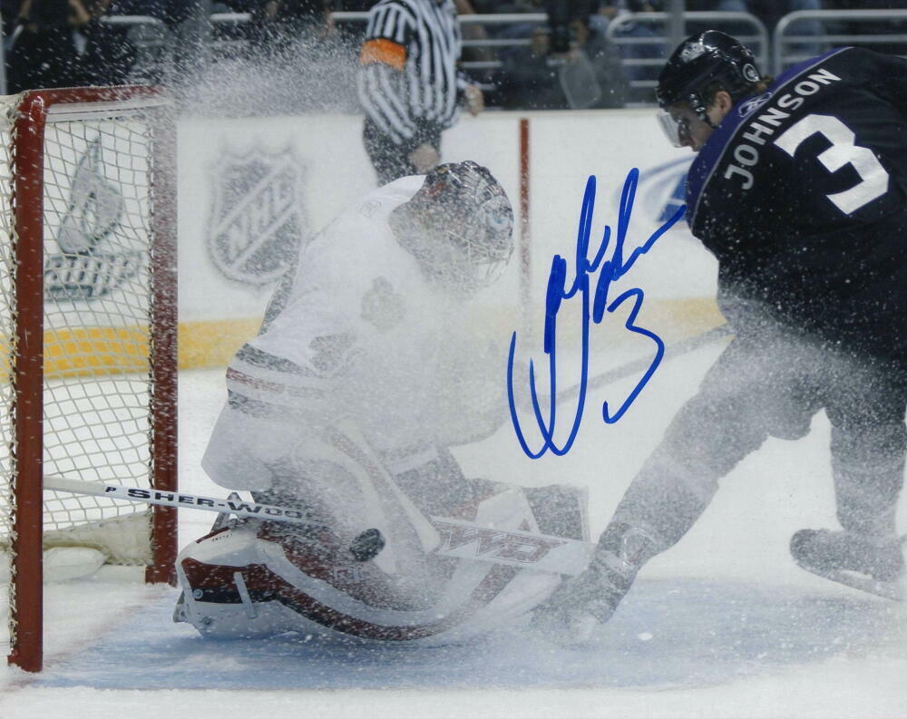 JACK JOHNSON SIGNED AUTOGRAPH 8X10 Photo Poster painting - LOS ANGELES KINGS STAR, TEAM USA