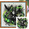 Disney Villain Maleficent-11CT Stamped Cross Stitch 50*50cm tapestrymarket