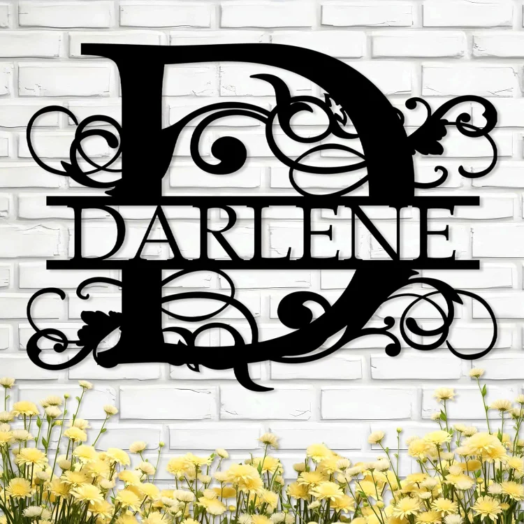 Personalized Antler Metal Cabin Sign | Custom Metal Sign | Family Sign Wall Art | Outdoor Deer Hunter Gift | Monogram Last Name Sign | Camper Gift | Buck Deer Hunting Porch Sign | Letter Cabin Decor