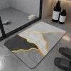 Diatom Mud Drying Water Uptake Mat Modern Home Bathroom