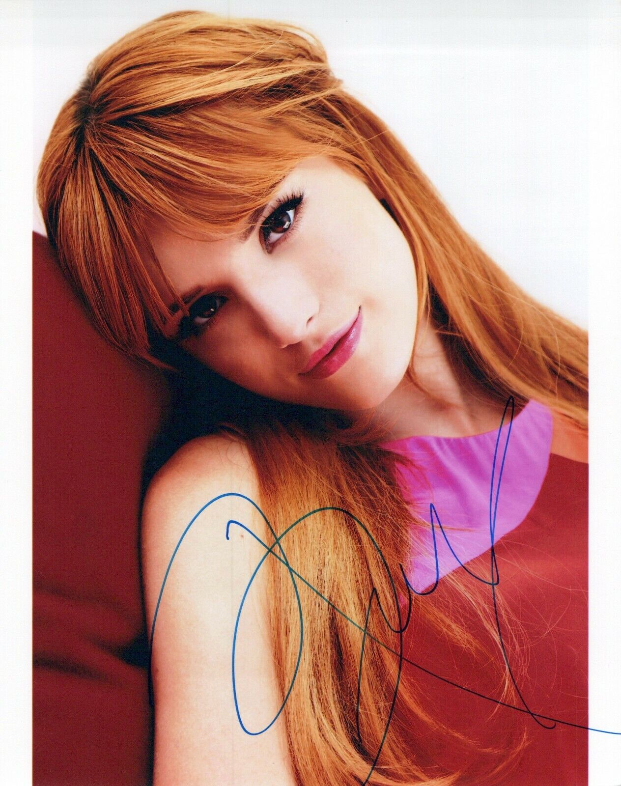 Bella Thorne glamour shot autographed Photo Poster painting signed 8x10 #37