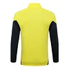 25/26 Real Madrid yellow long zipper Training Jacket Set